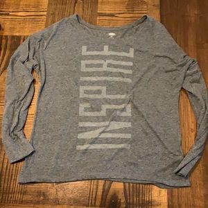 Old Navy long sleeve “Inspire”